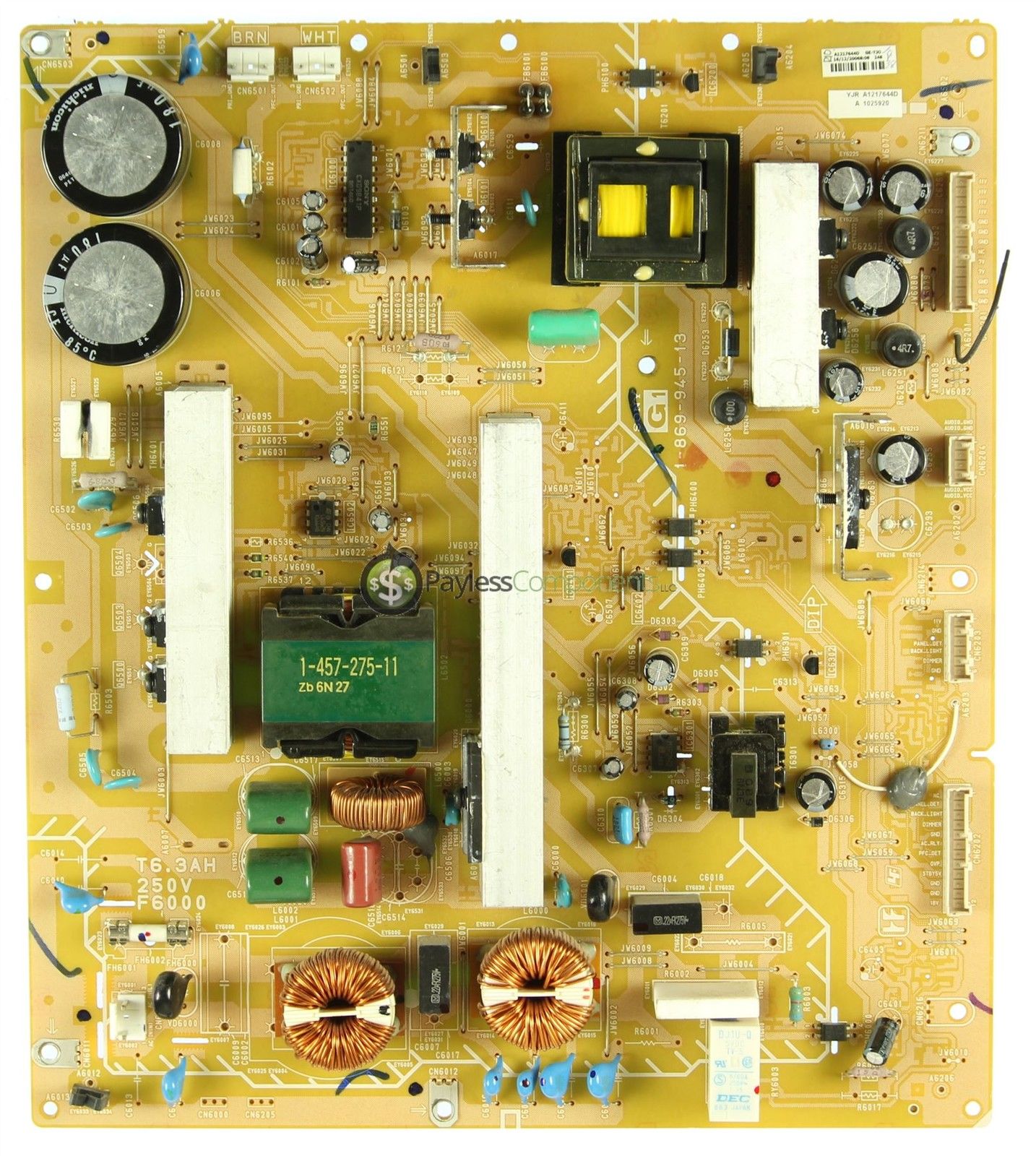 Sony A-1217-644-D Power Supply Board 1-869-945-13 KDL-40XBR3 KDL